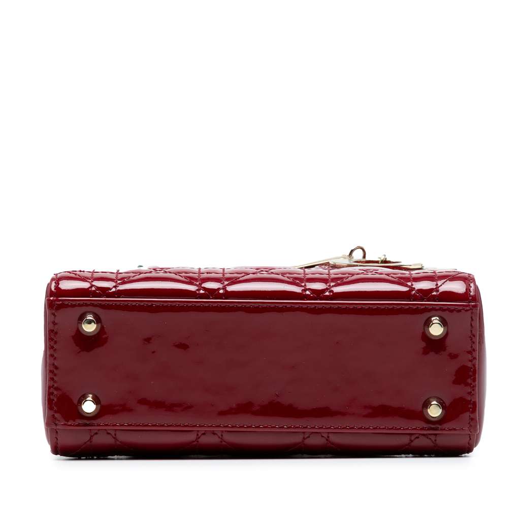 Dior Mini Patent Cannage Lady Dior - 3