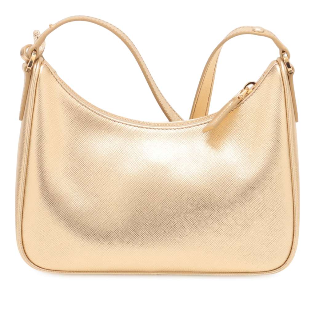 Prada Mini Metallic Saffiano Lux Re Edition Bag - 2