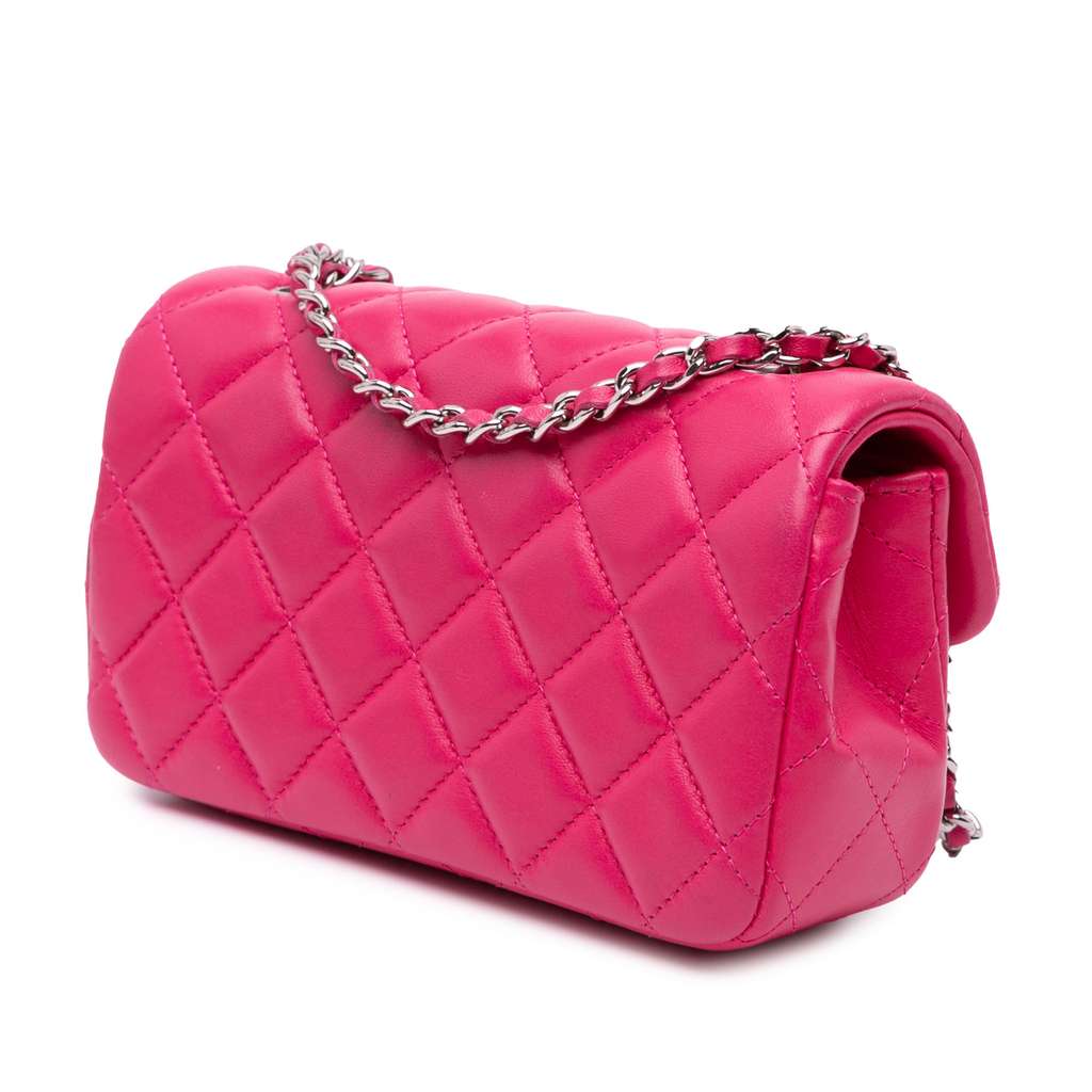 Chanel Extra Mini Rectangular Classic Lambskin Single Flap - 2