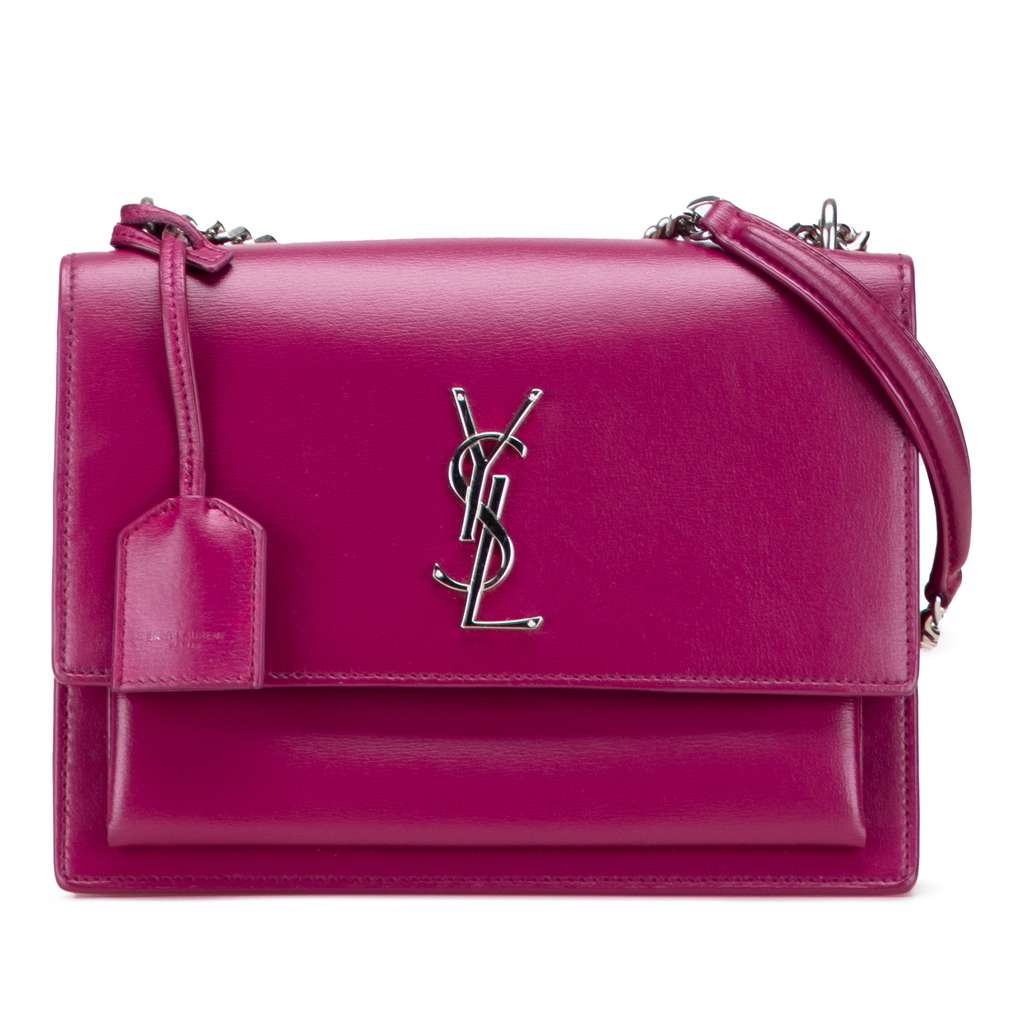 Saint Laurent Medium Leather Monogram Sunset Crossbody