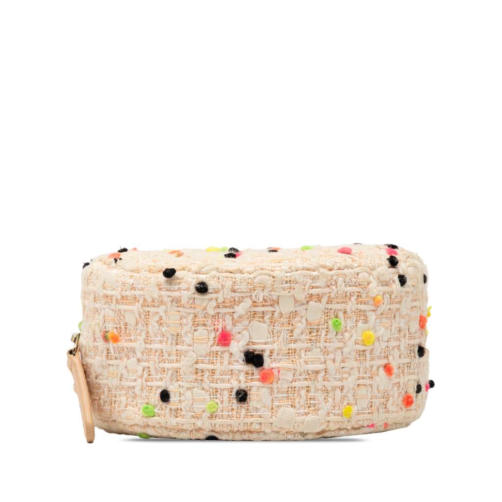 Chanel CC Quilted Tweed Round Crossbody - 3