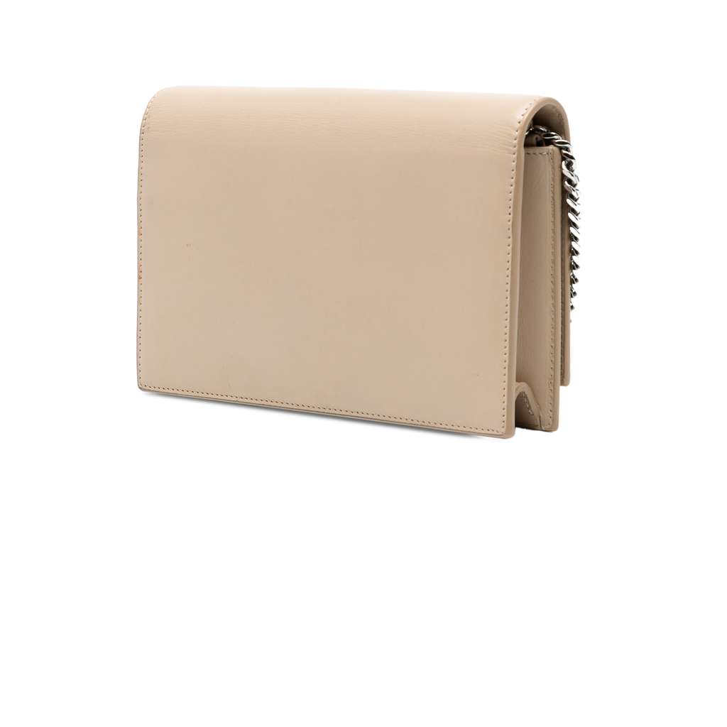 Saint Laurent Smooth Calfskin Monogram Kate Tassel Wallet on Chain - 2