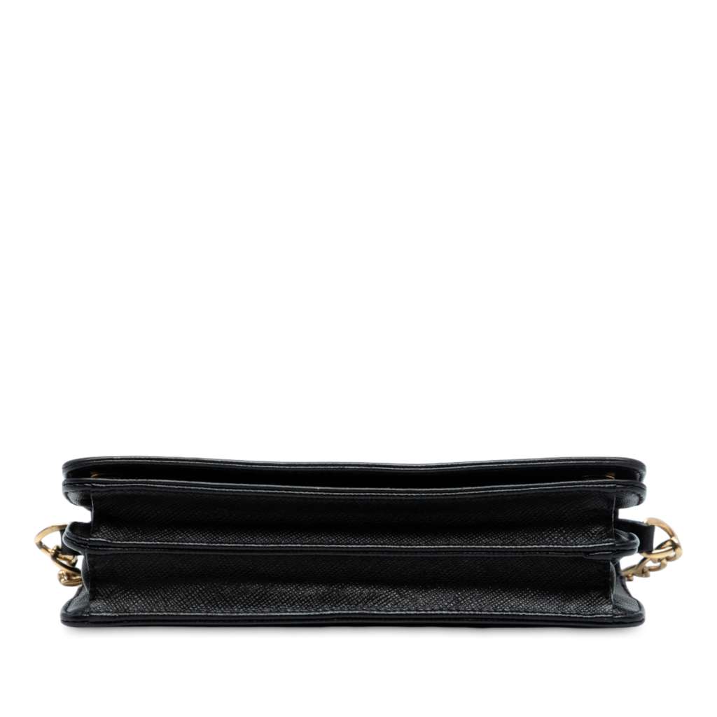 Prada Saffiano Wallet On Chain - 3