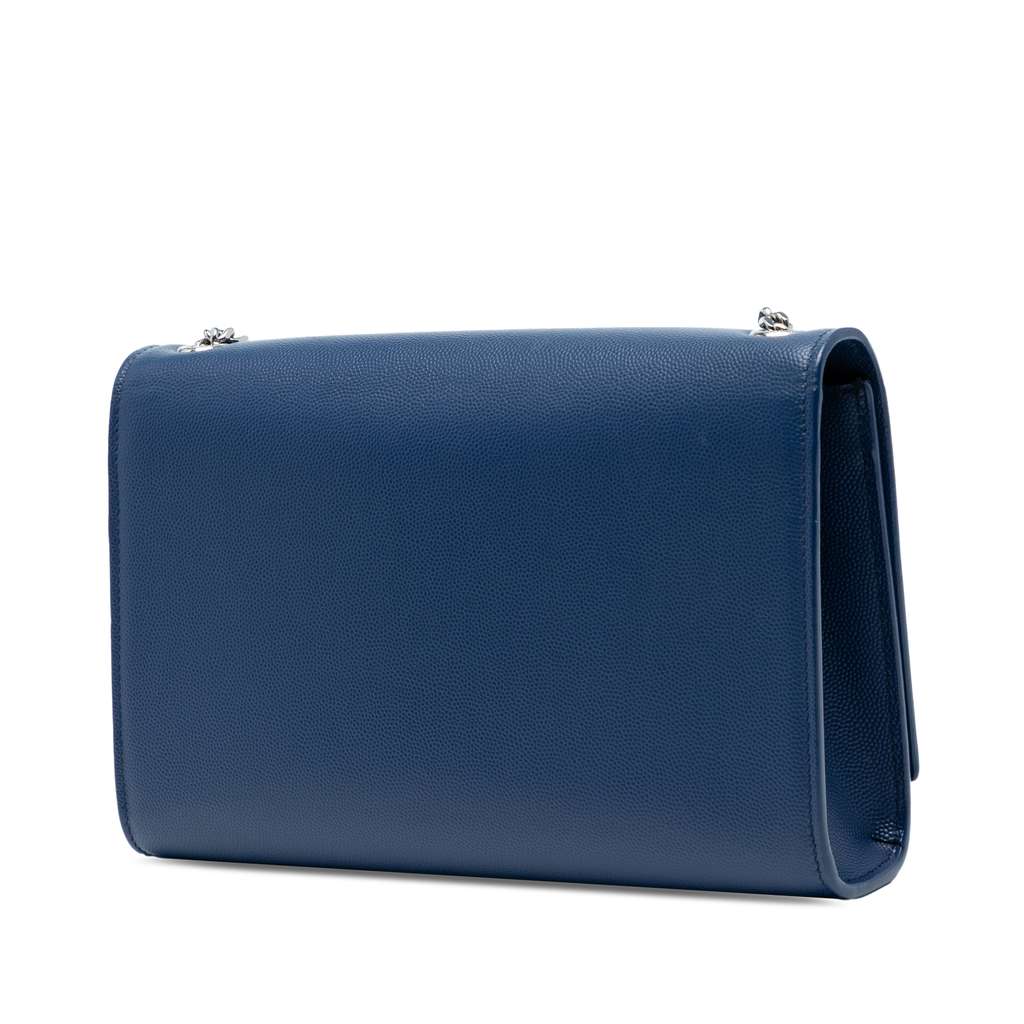 Saint Laurent Medium Grain De Poudre Monogram Kate Crossbody - 2