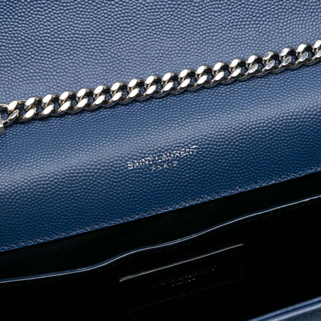 Saint Laurent Medium Grain De Poudre Monogram Kate Crossbody - 4