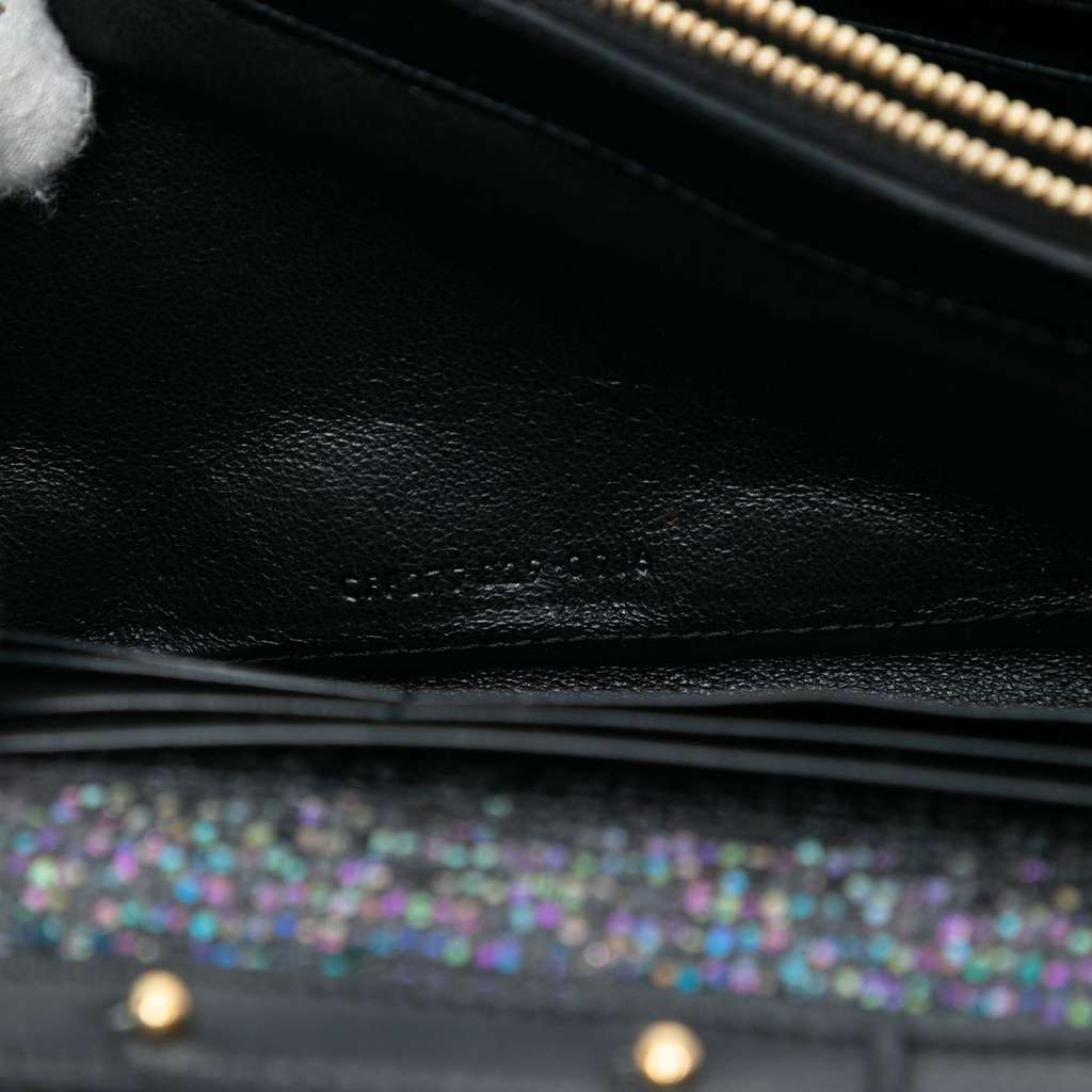 Saint Laurent Glitter Monogram Kate Wallet on Chain - 4