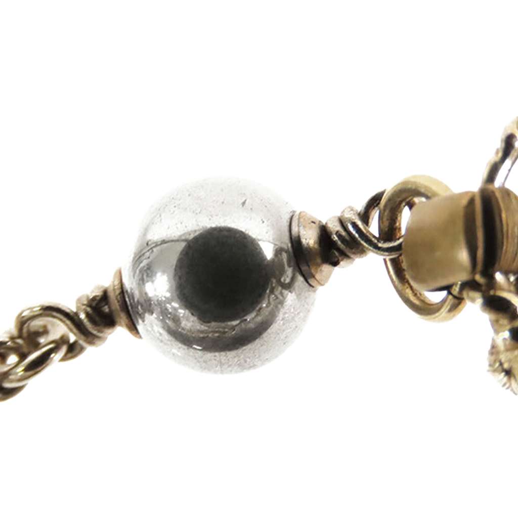 Chanel CC Gold and Palladium Plated Station Bracelet - 5