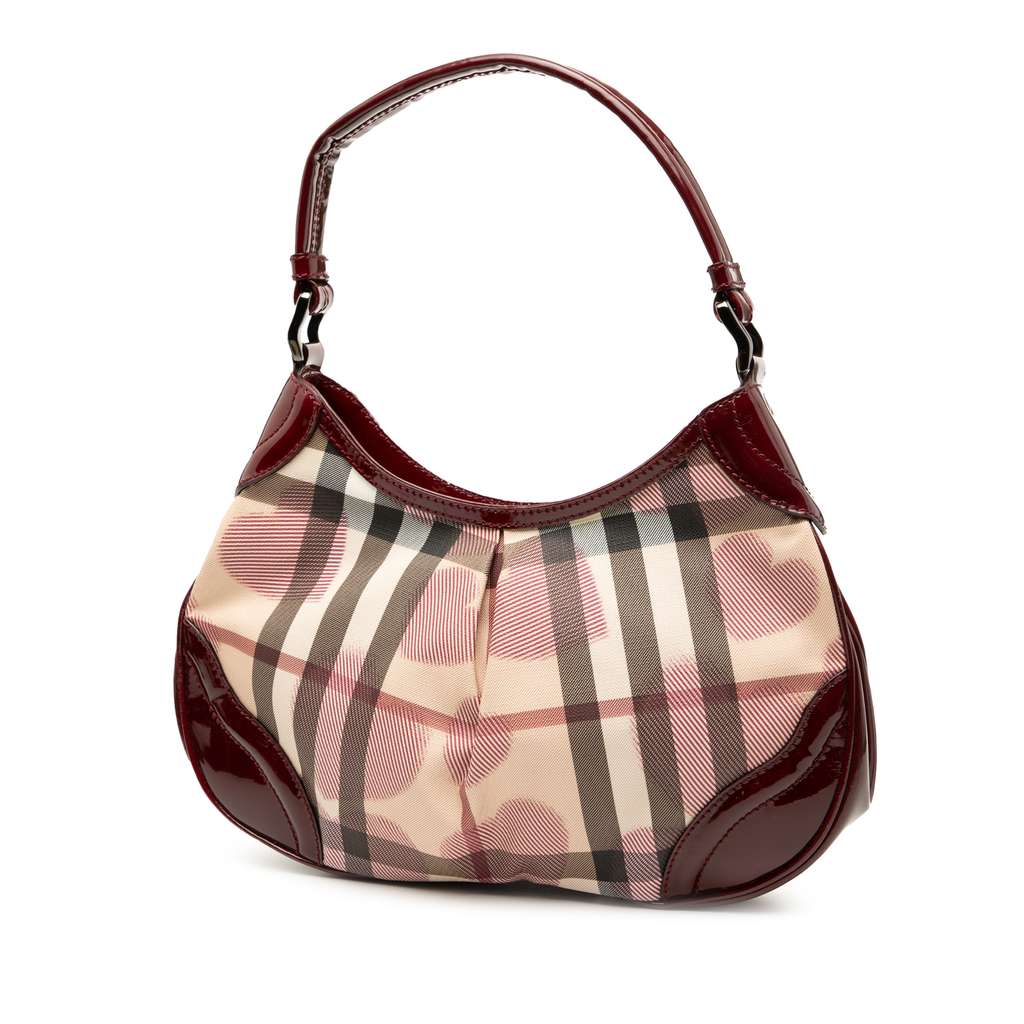 Burberry Hearts Nova Check Coated Canvas Shoulder Bag - 2