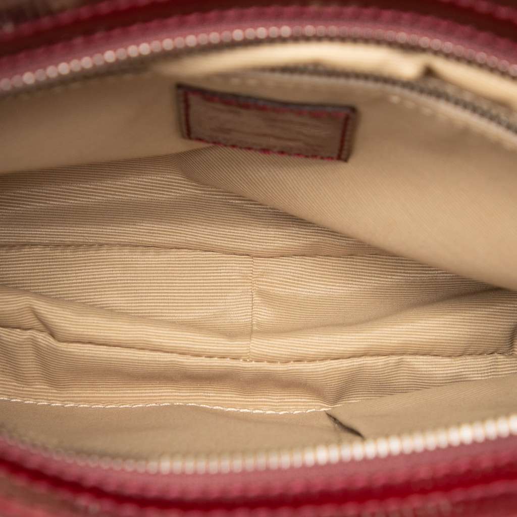 Burberry Hearts Nova Check Coated Canvas Shoulder Bag - 4