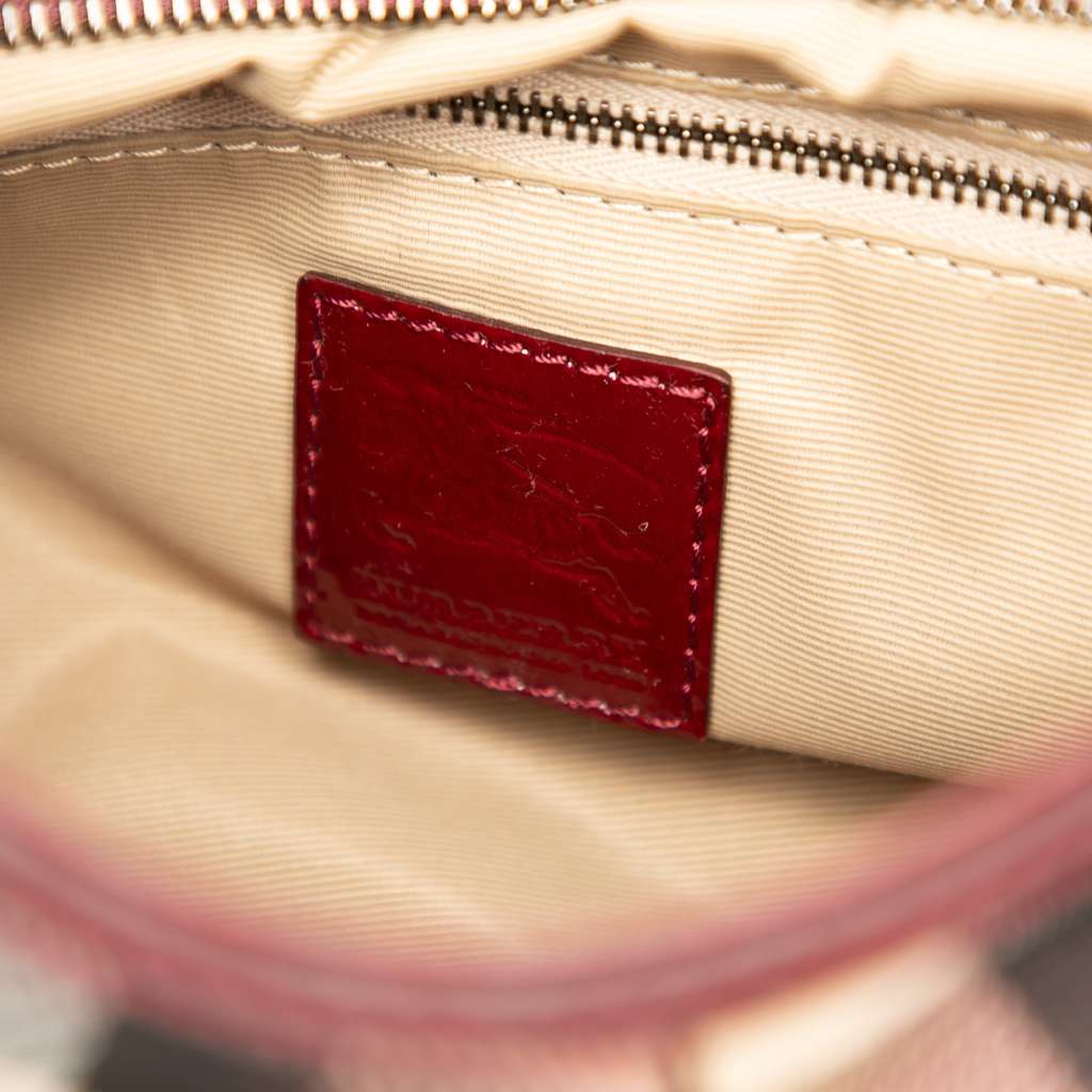 Burberry Hearts Nova Check Coated Canvas Shoulder Bag - 5