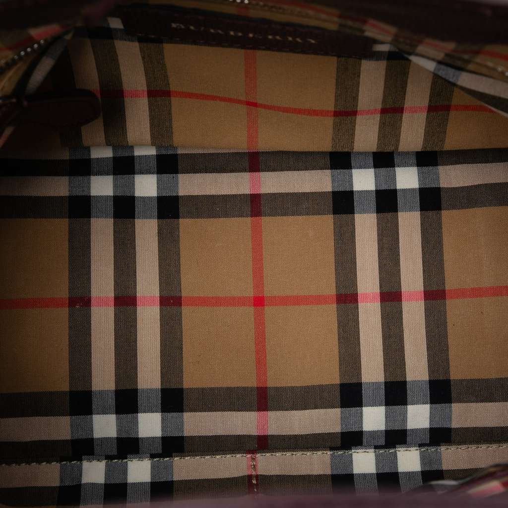 Burberry Small Grainy Calfskin Banner Satchel - 4