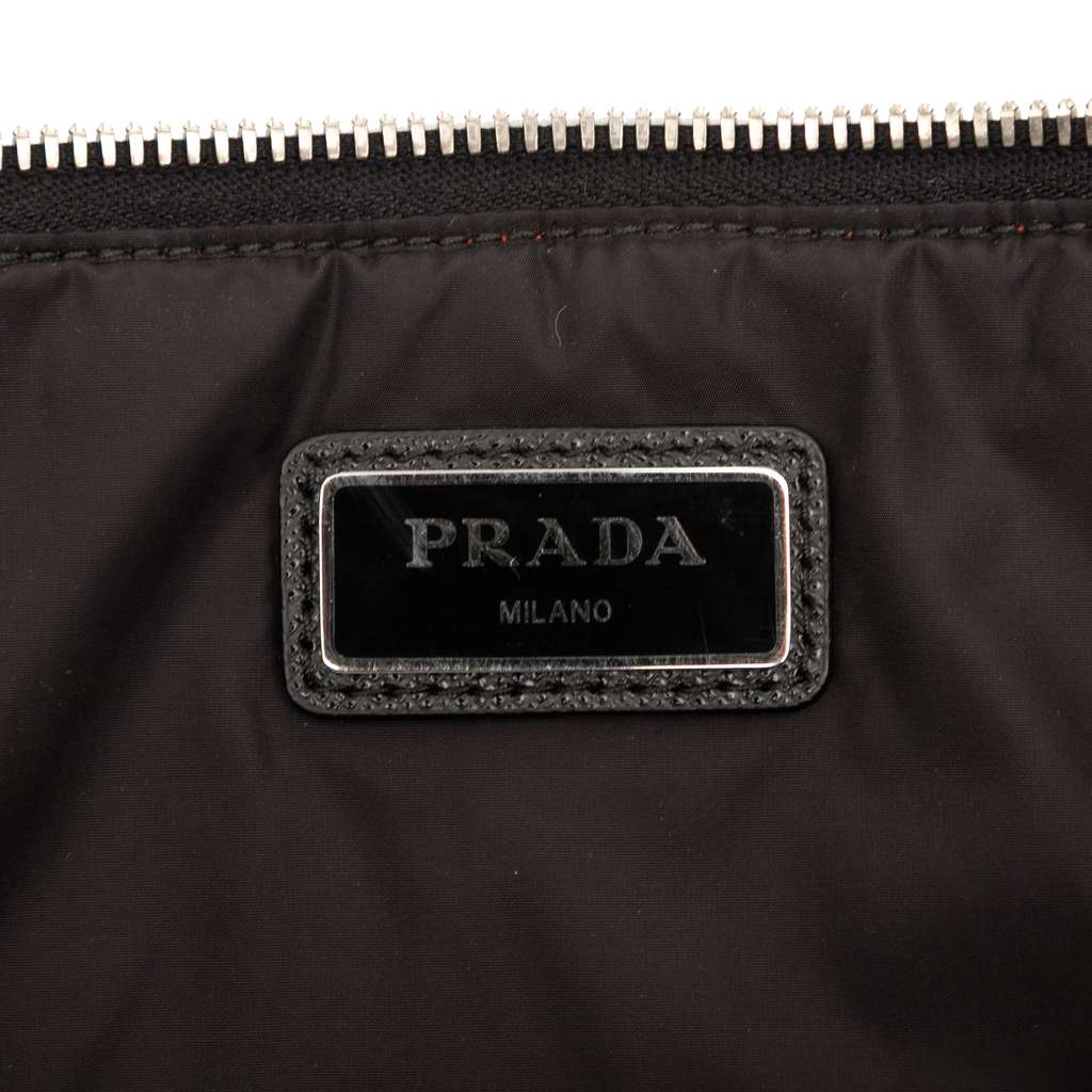 Prada Tessuto Soft Zip Clutch - 5