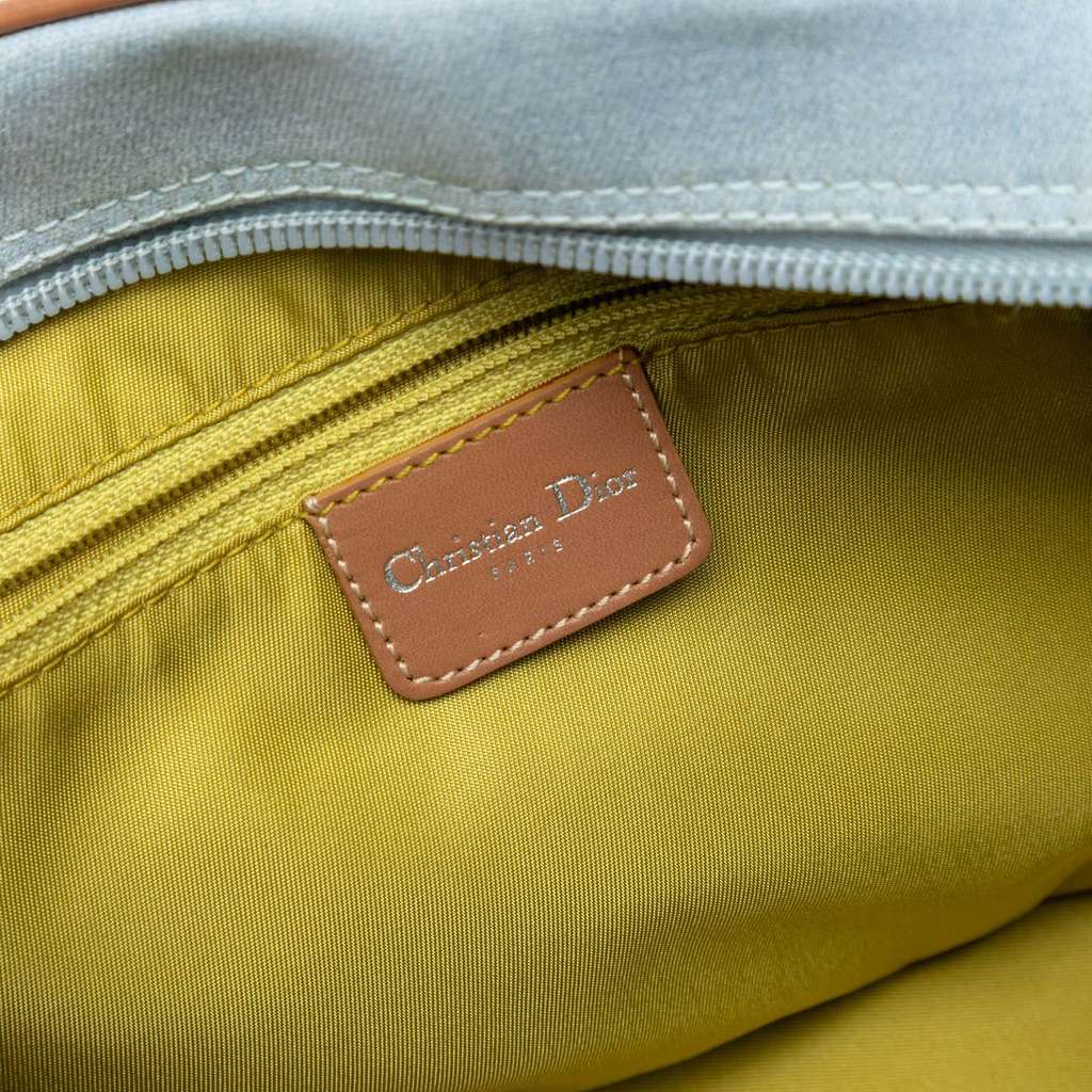 Dior Mini Denim Double Saddle Bowler Bag - 4