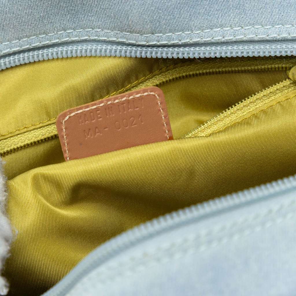 Dior Mini Denim Double Saddle Bowler Bag - 5