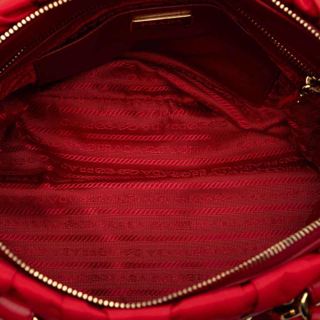 Prada Tessuto Gaufre Satchel - 4