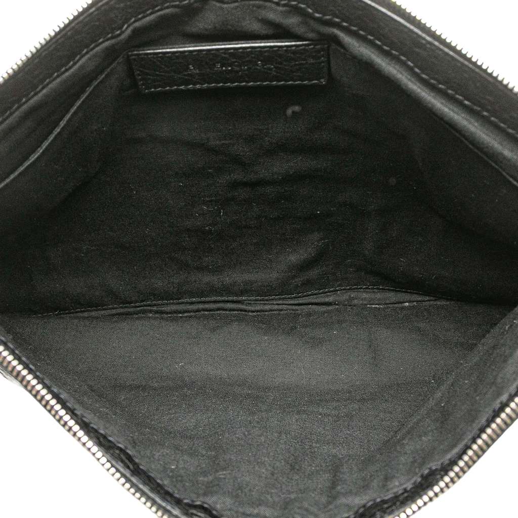 Balenciaga Lambskin Motocross Classic Clip L Clutch - 4