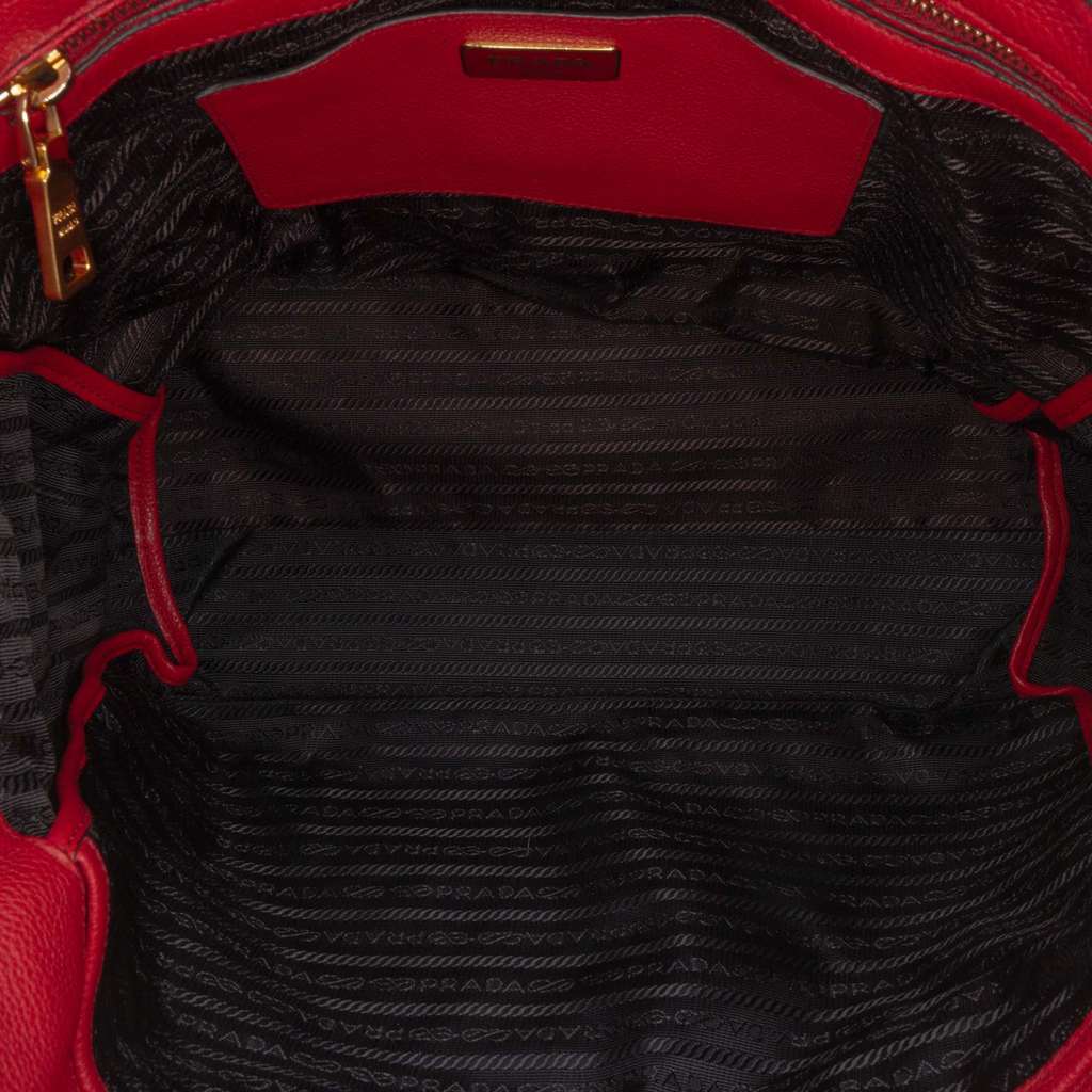 Prada Vitello Daino Open Convertible Tote - 4