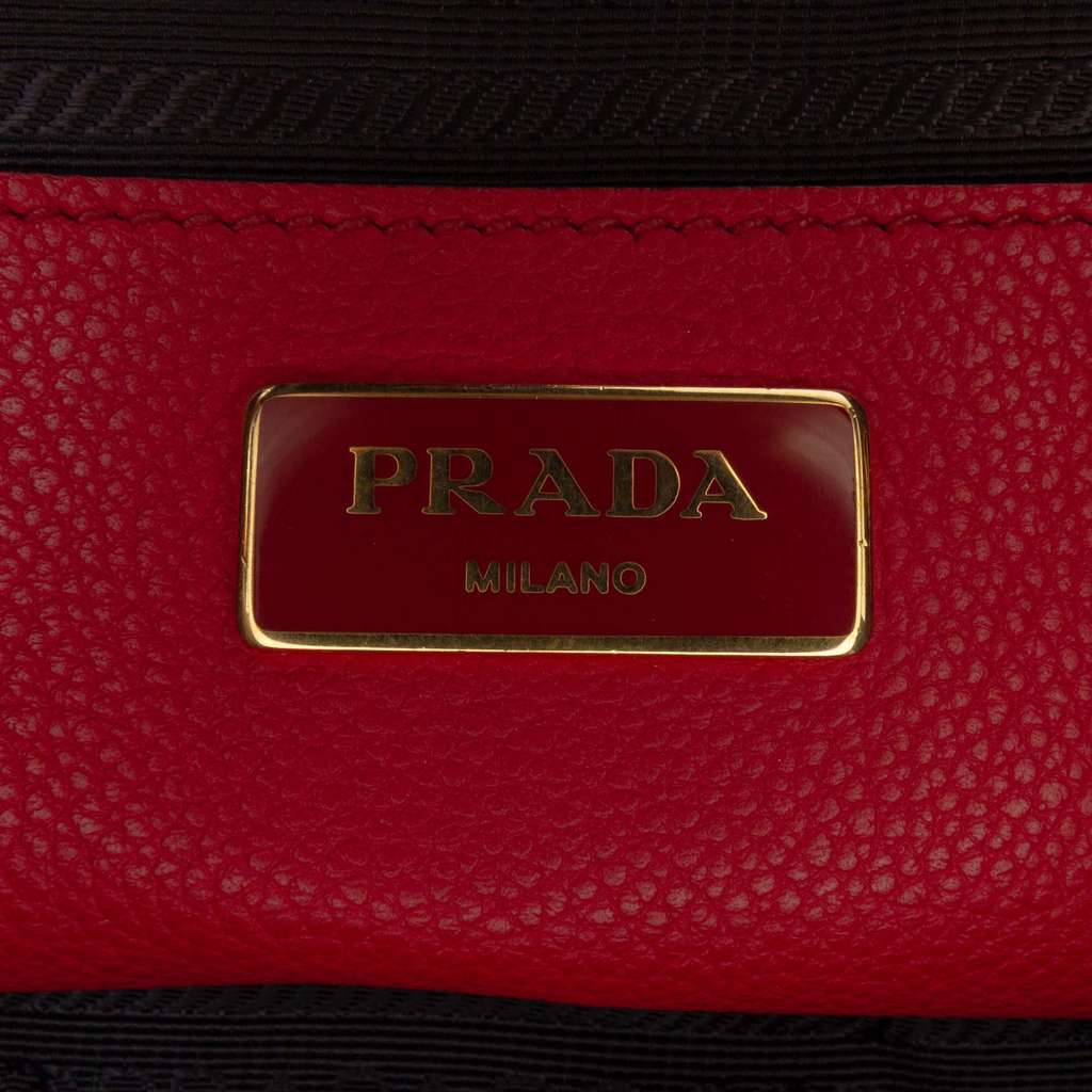 Prada Vitello Daino Open Convertible Tote - 5