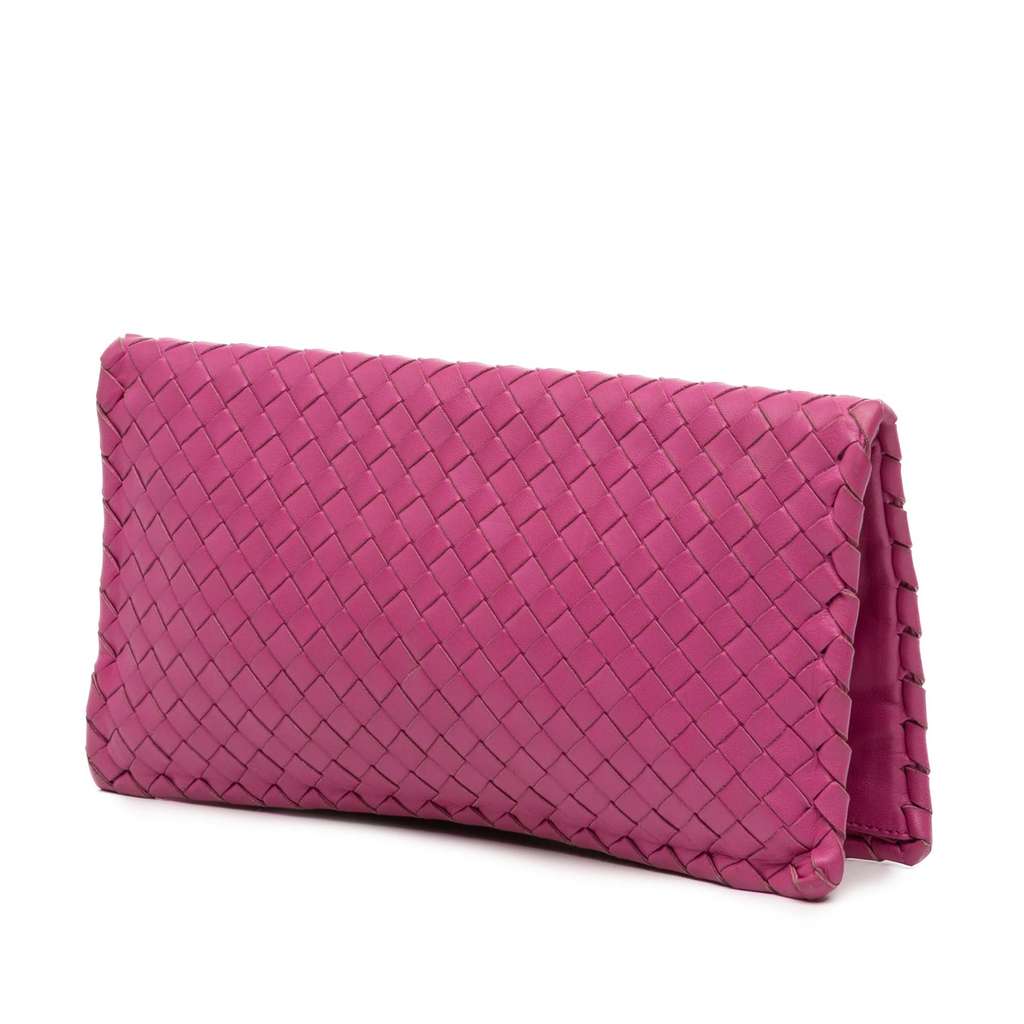 Bottega Veneta Nappa Intrecciato Turn Lock Clutch - 2
