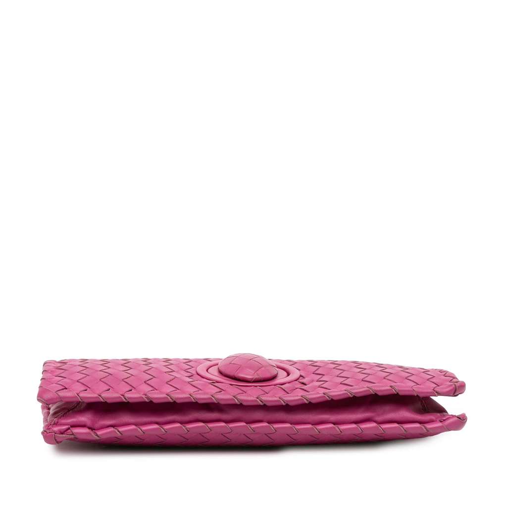 Bottega Veneta Nappa Intrecciato Turn Lock Clutch - 3