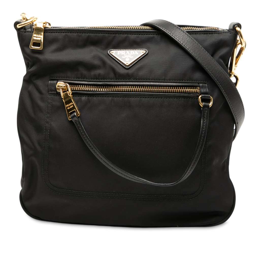Prada Tessuto Zip Top Crossbody