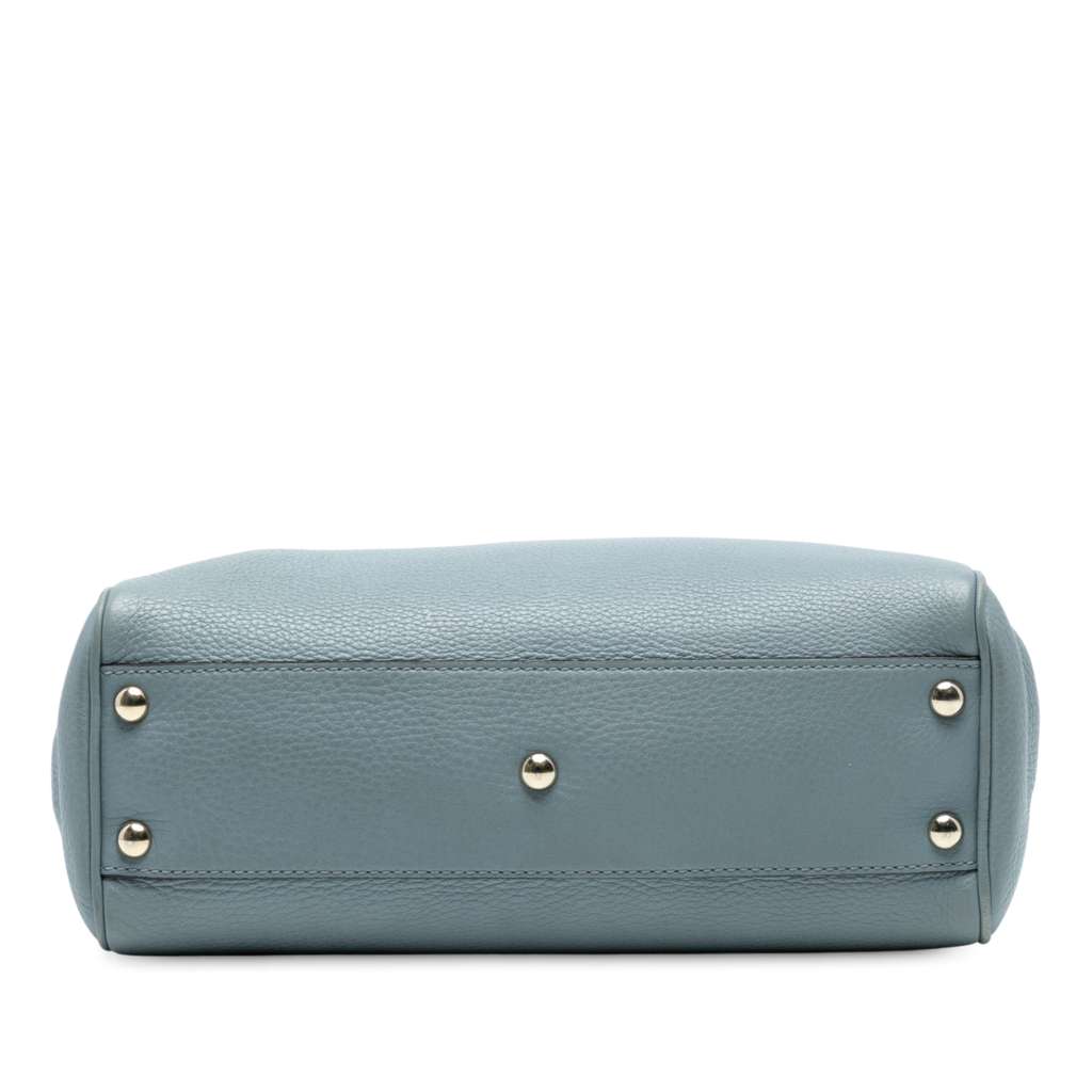 Gucci Small Calfskin Bamboo Shopper Satchel - 3