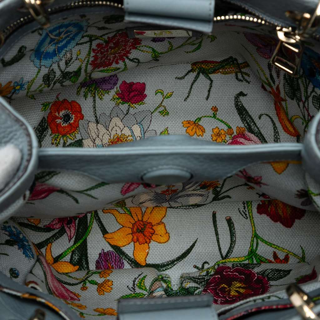 Gucci Small Calfskin Bamboo Shopper Satchel - 4