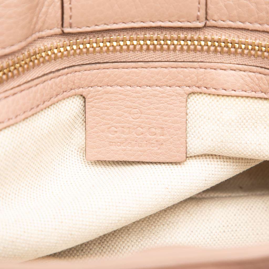 Gucci Small Calfskin Bamboo Shopper Satchel - 5