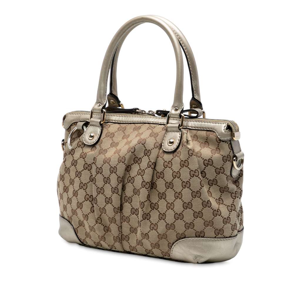 Gucci GG Canvas Sukey Satchel - 2