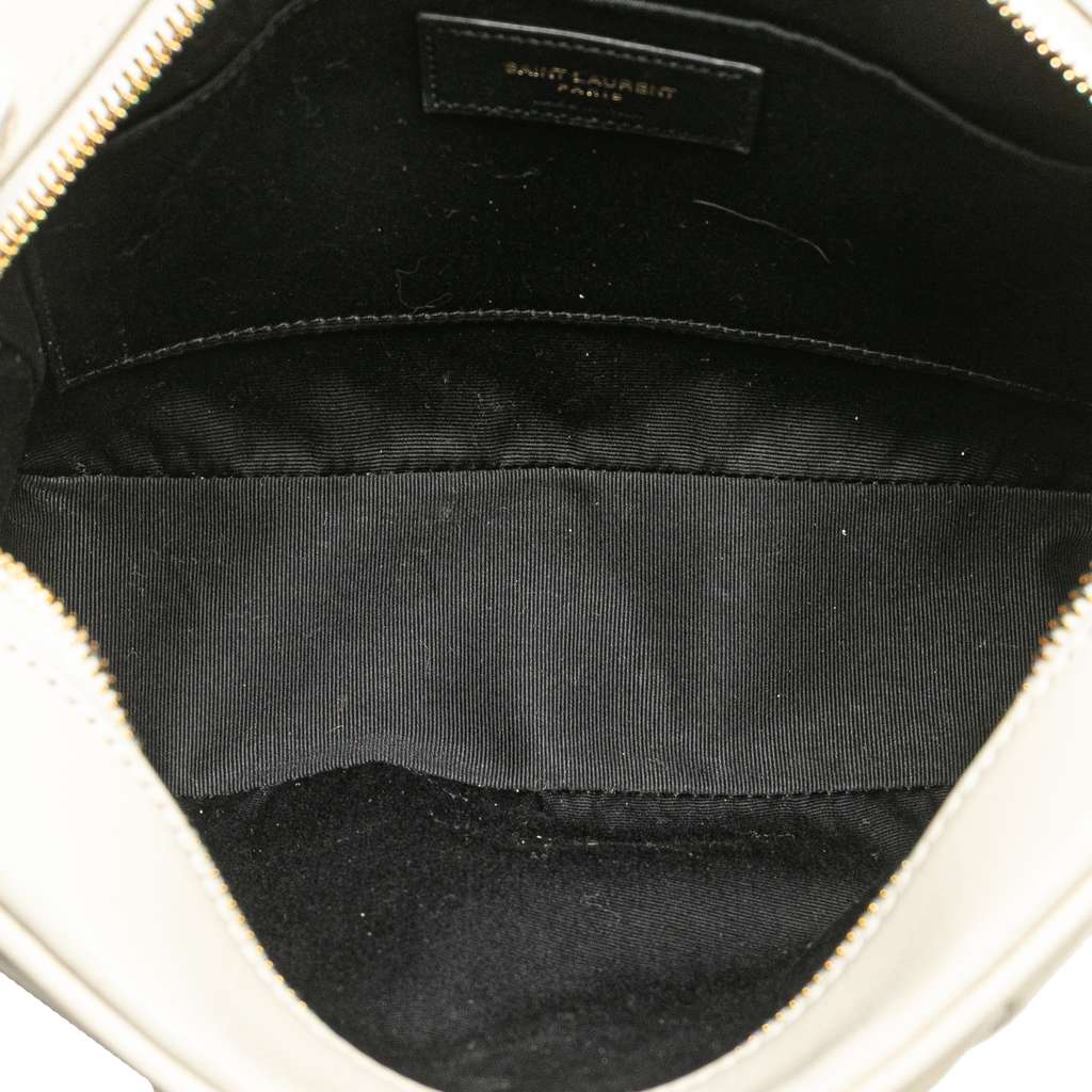 Saint Laurent Quilted Leather Monogram Lou Camera Bag - 4