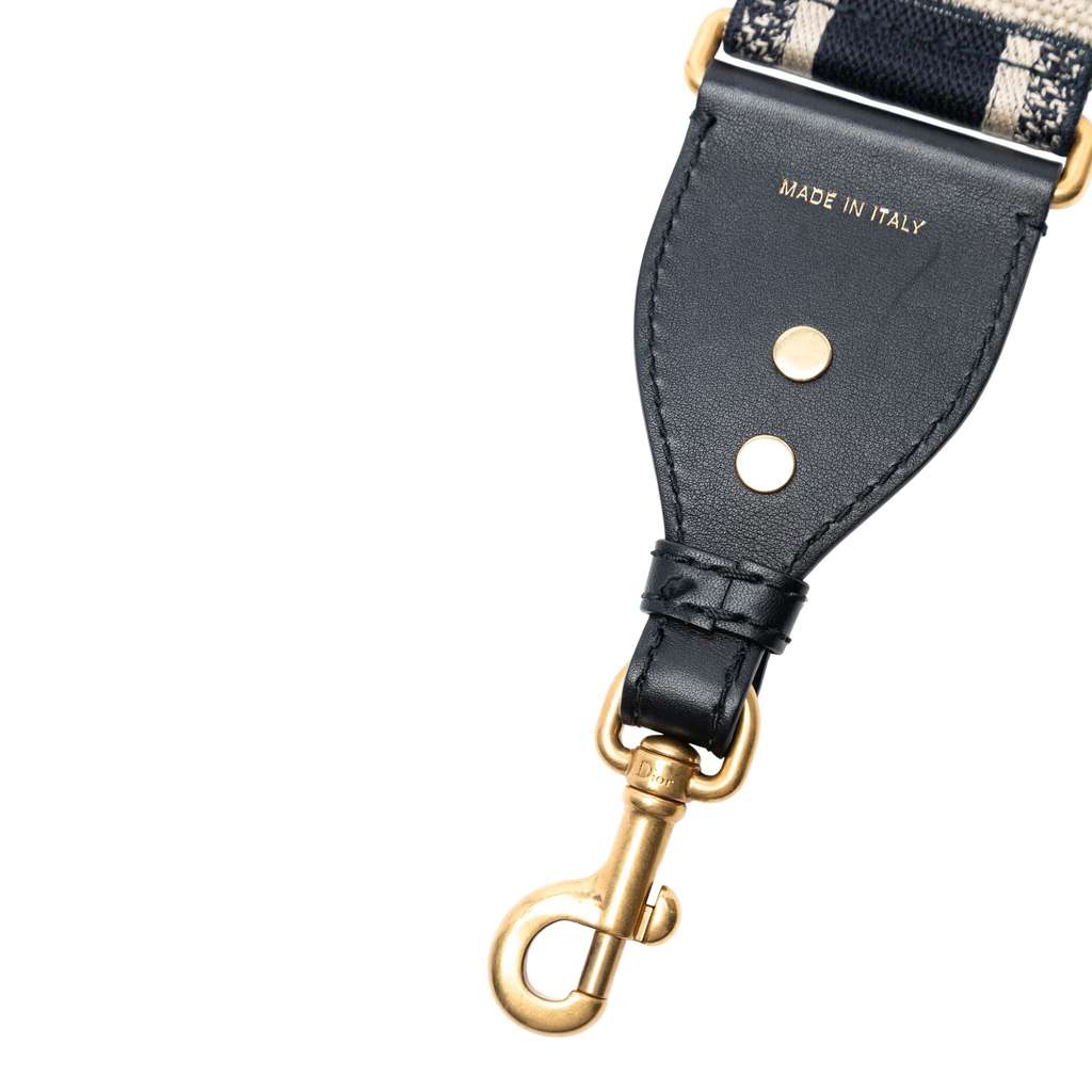 Dior Embroidered Canvas Logo Shoulder Strap - 4
