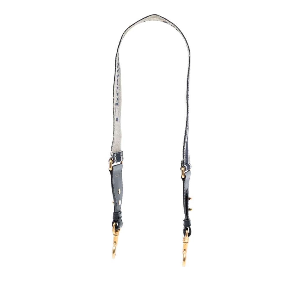 Dior Embroidered Canvas Logo Shoulder Strap - 5