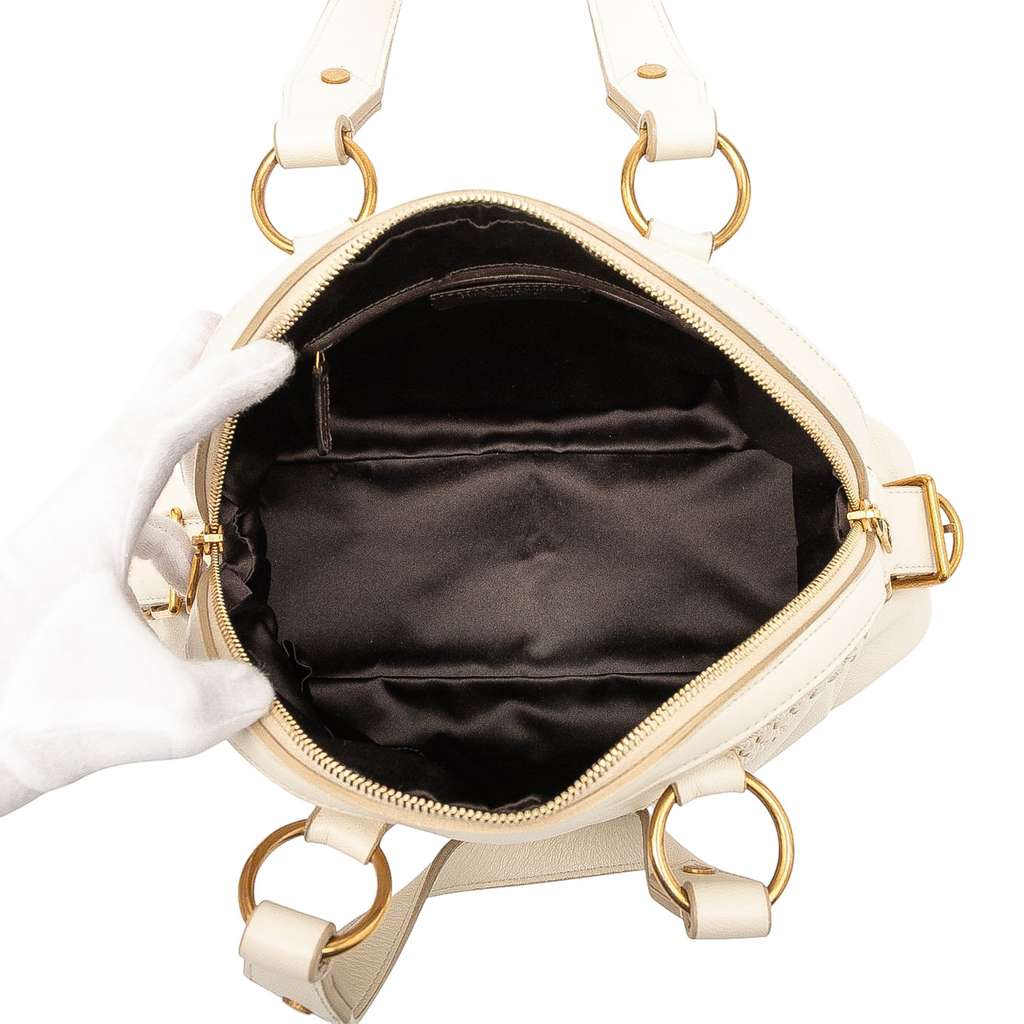 Saint Laurent Leather Muse Satchel - 4