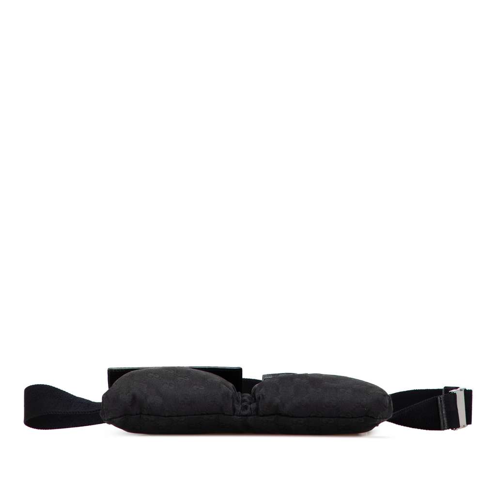 Gucci GG Canvas Double Pocket Belt Bag - 3