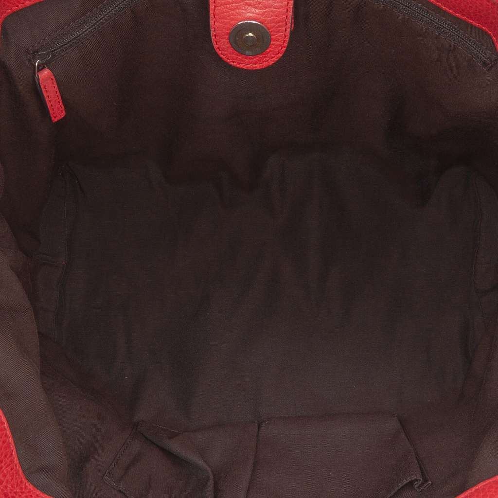 Gucci Leather Bamboo Tassel Tote - 4