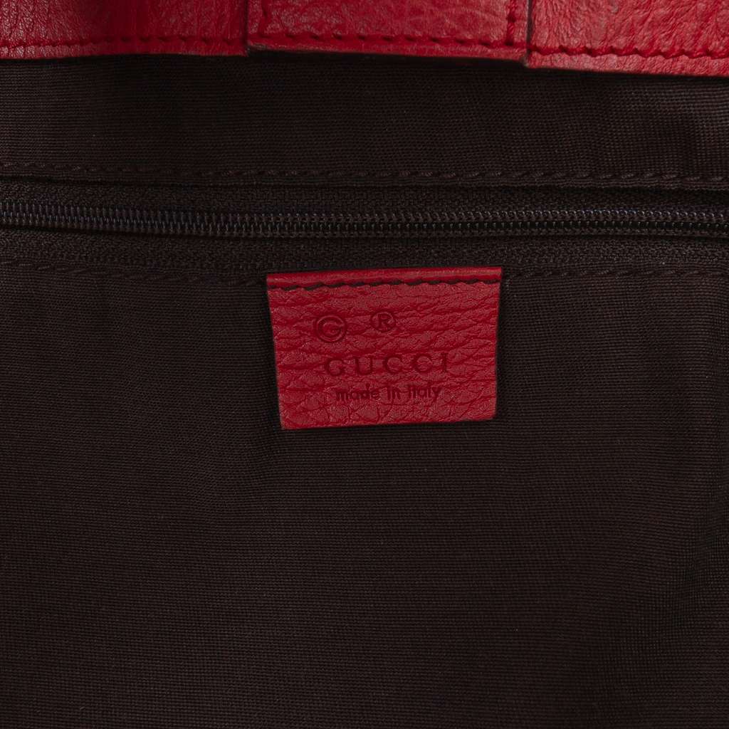 Gucci Leather Bamboo Tassel Tote - 5