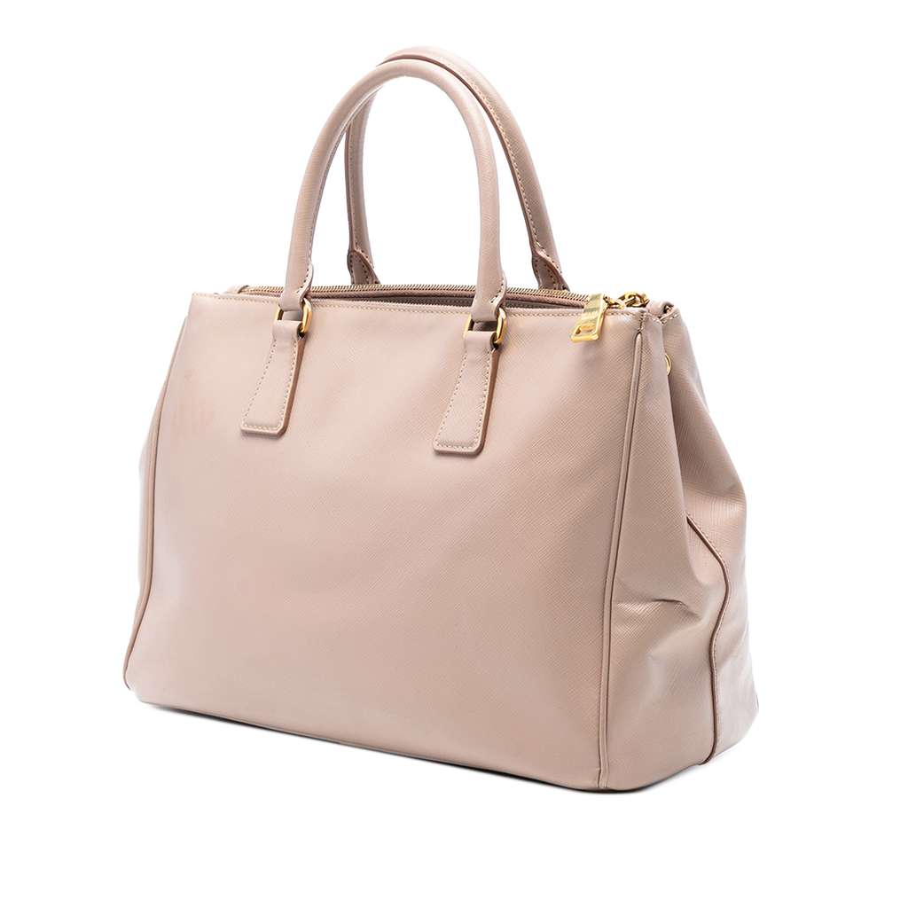 Prada Large Saffiano Lux Galleria Double Zip Tote - 2