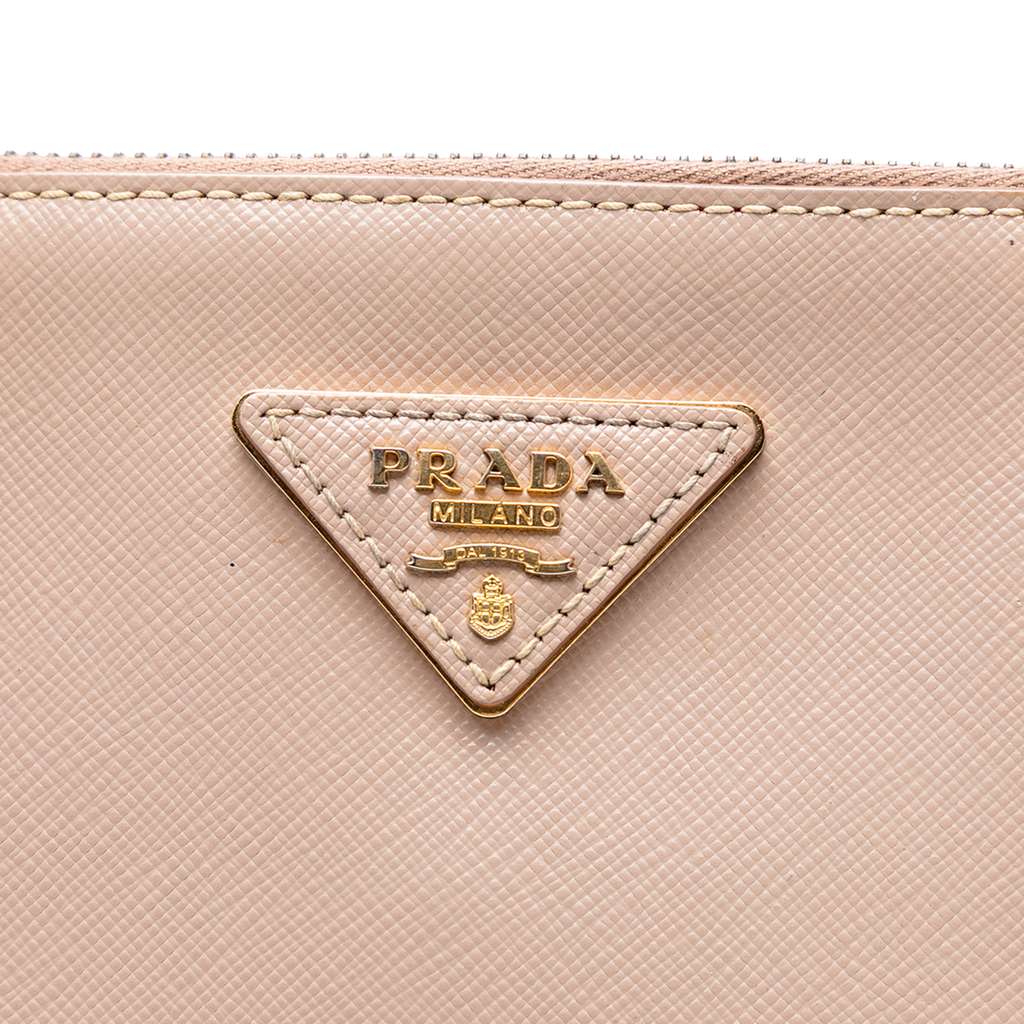Prada Large Saffiano Lux Galleria Double Zip Tote - 5