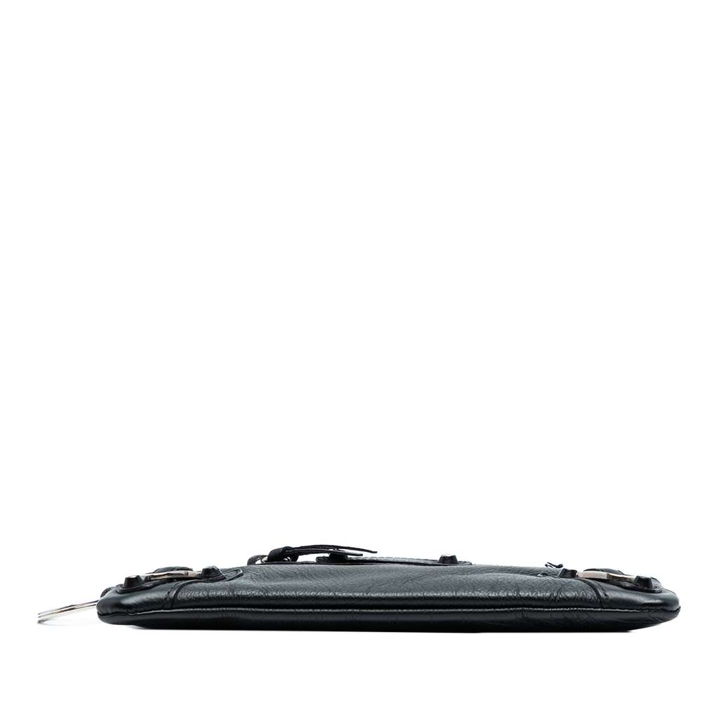 Balenciaga Lambskin Motocross Classic Clip Zip Pouch - 3