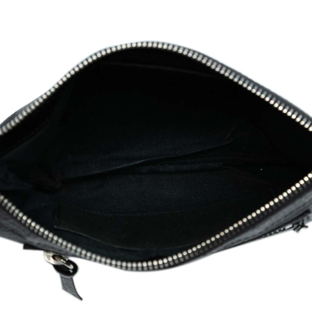 Balenciaga Lambskin Motocross Classic Clip Zip Pouch - 4