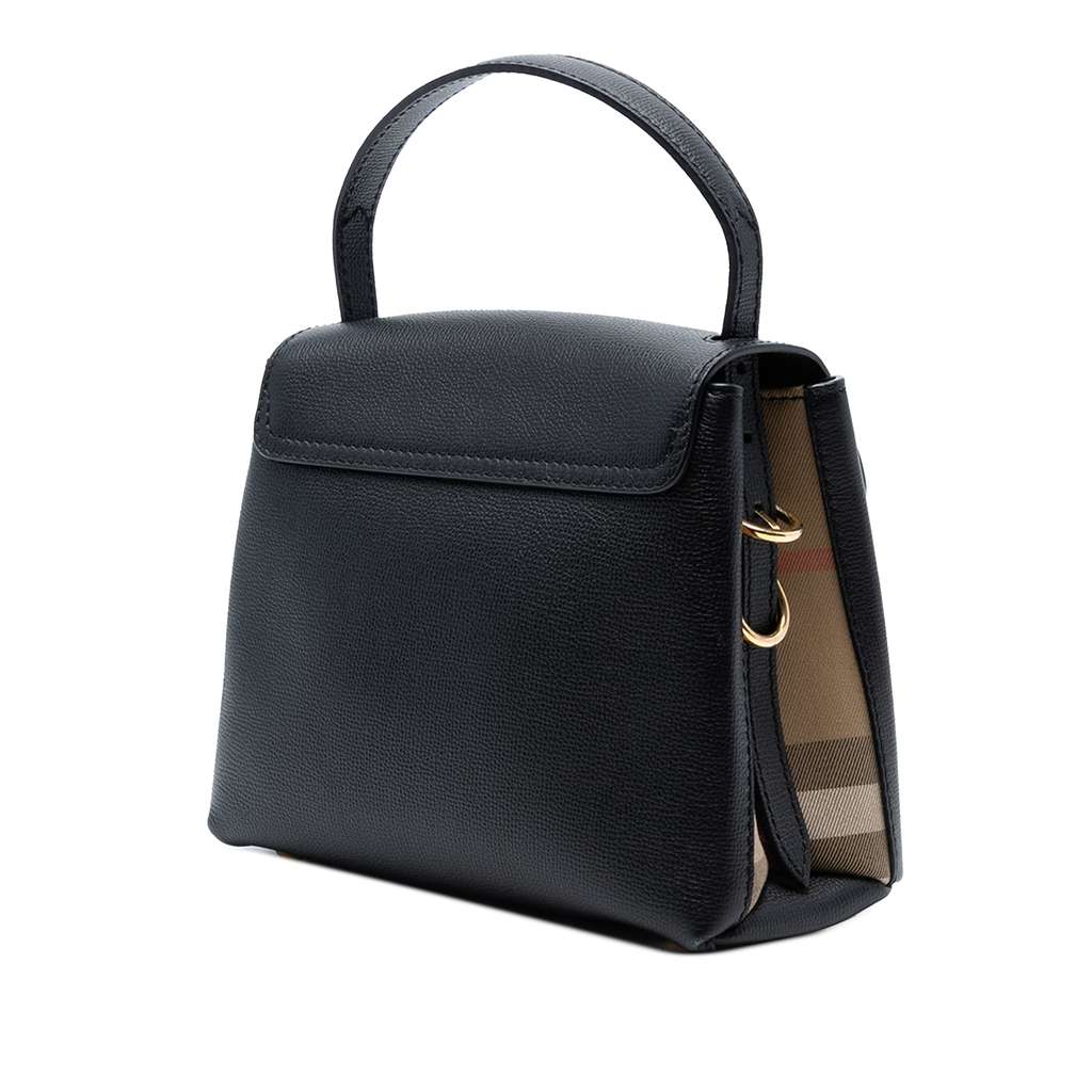 Burberry Small Calfskin and House Check Camberley Satchel - 2