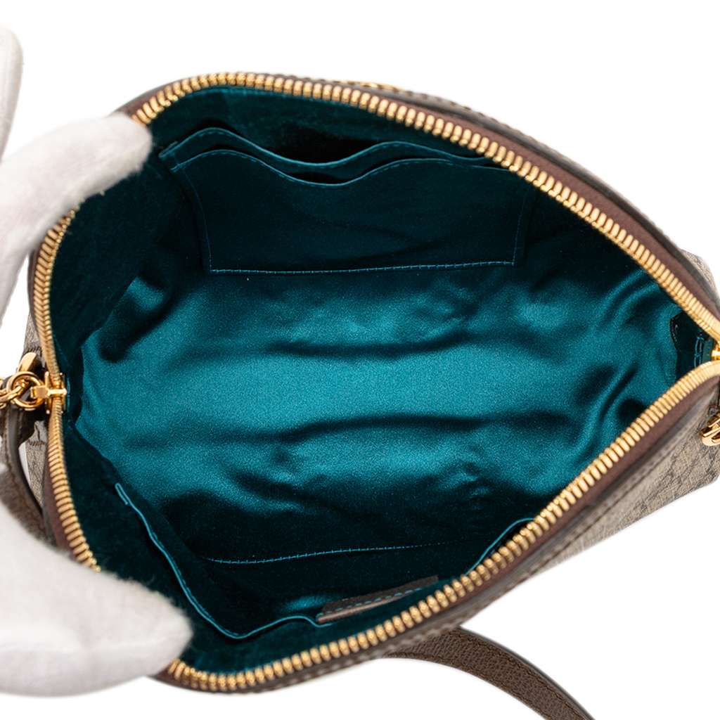 Gucci Small GG Supreme Ophidia Dome Crossbody - 4