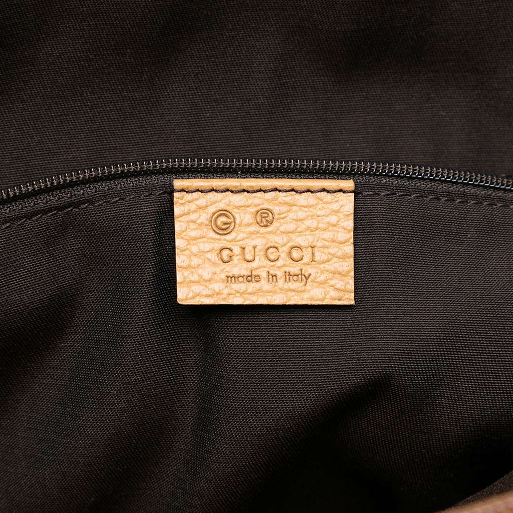 Gucci Large Leather GG Charm Dome Satchel - 5