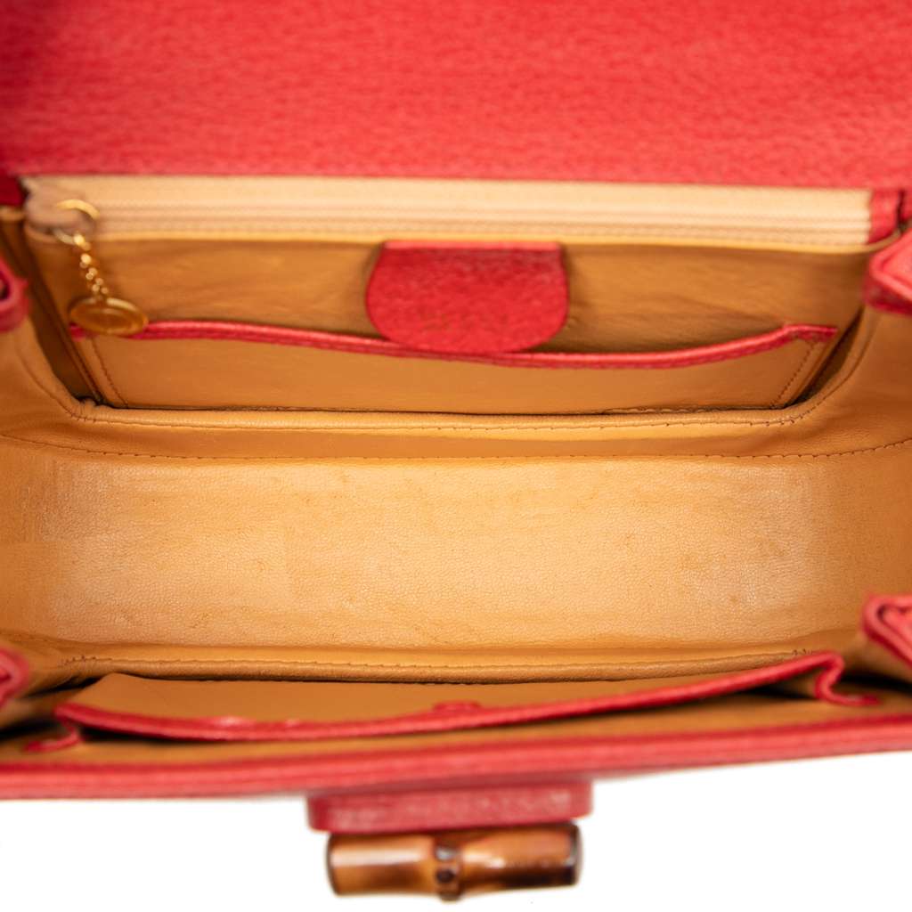 Gucci Grained Calfskin Bamboo Night - 4