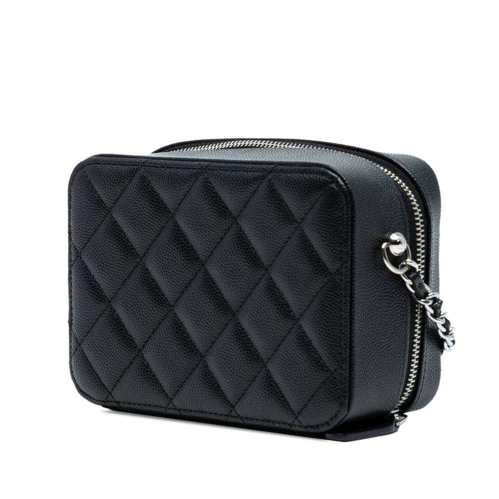 Chanel CC Quilted Caviar Camera Bag - 2