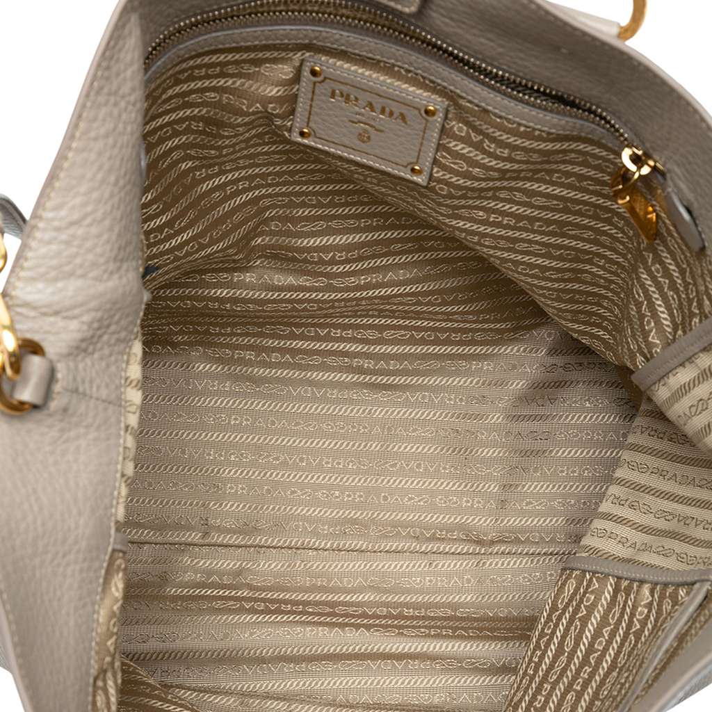 Prada Vitello Daino Open Convertible Tote - 4