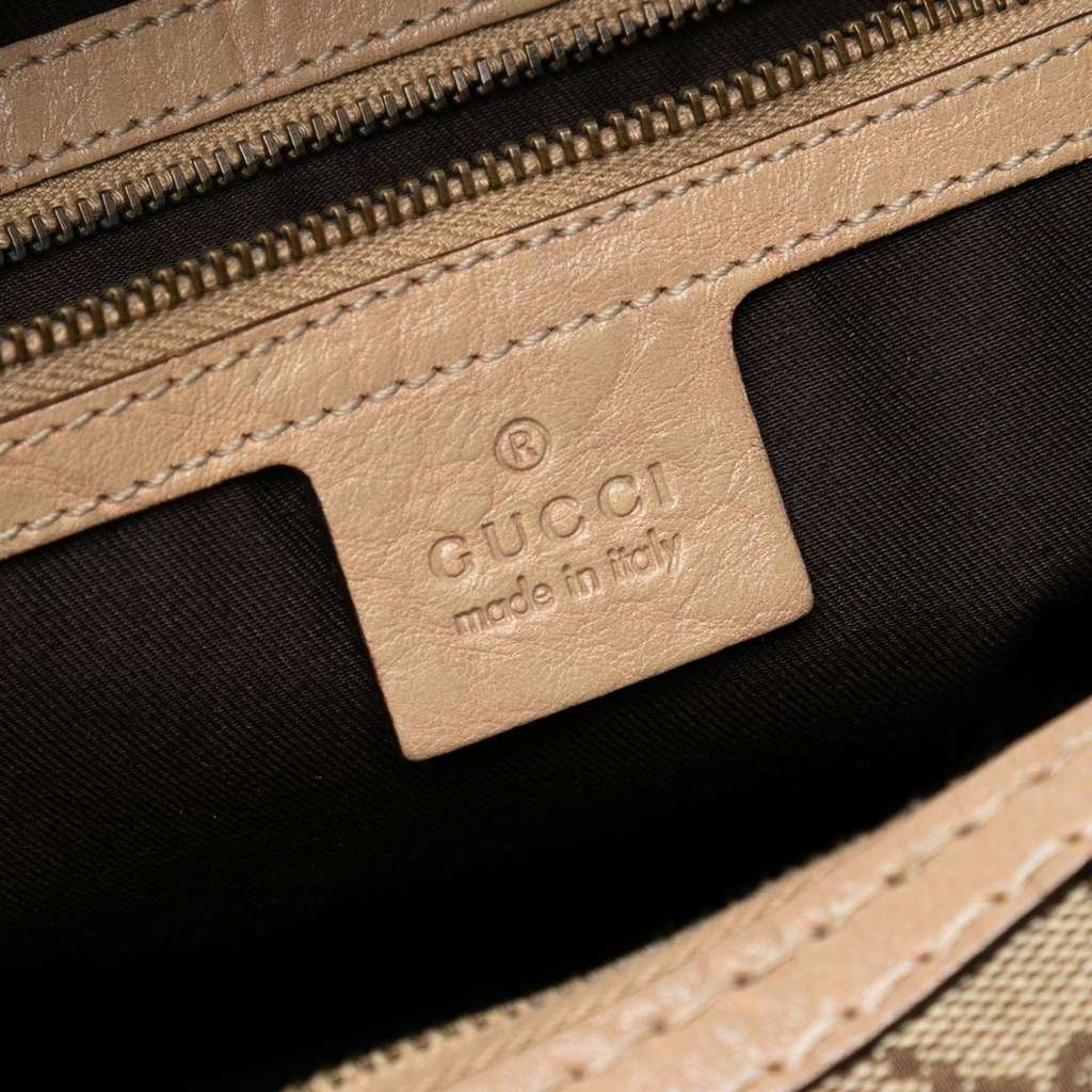 Gucci Medium GG Canvas Jockey Hobo - 5