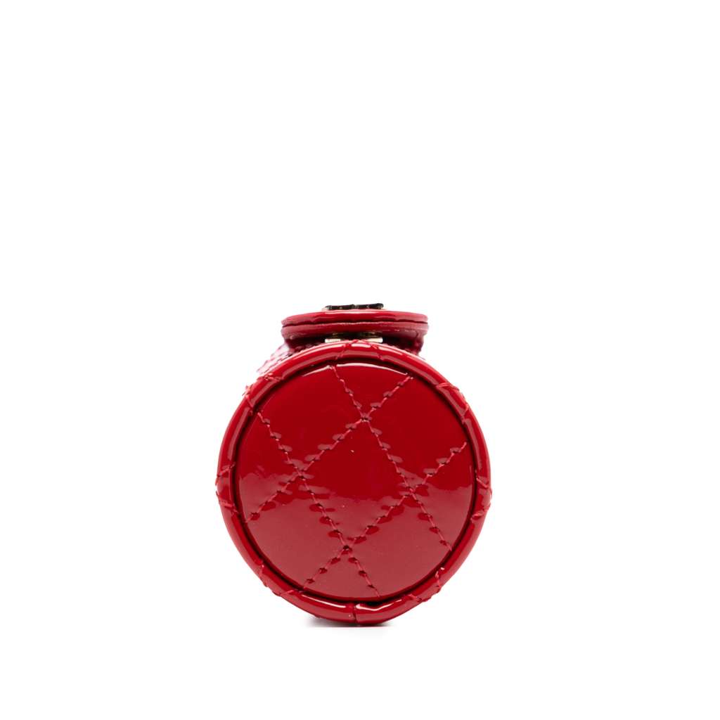 Chanel CC Quilted Patent Lipstick Case - 3