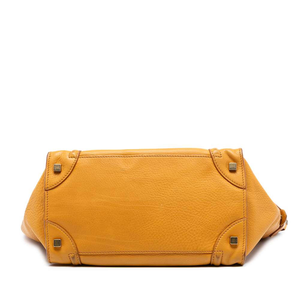 Celine Mini Leather Luggage Tote - 3