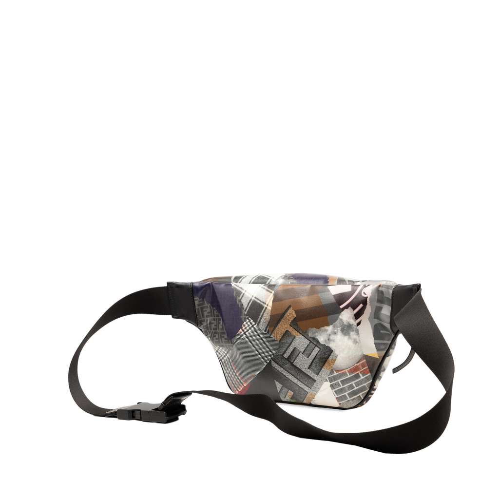 Fendi Hey Reilly Zucca FF 1974 Coated Canvas Belt Bag - 2